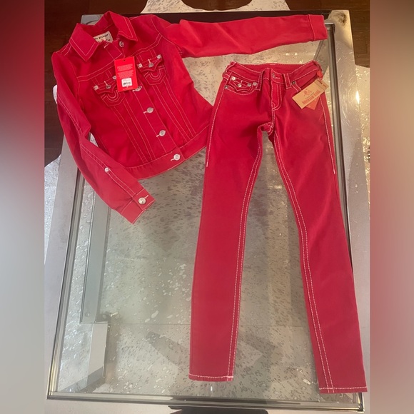 Red True Religion Jeans NWT - Picture 4 of 4